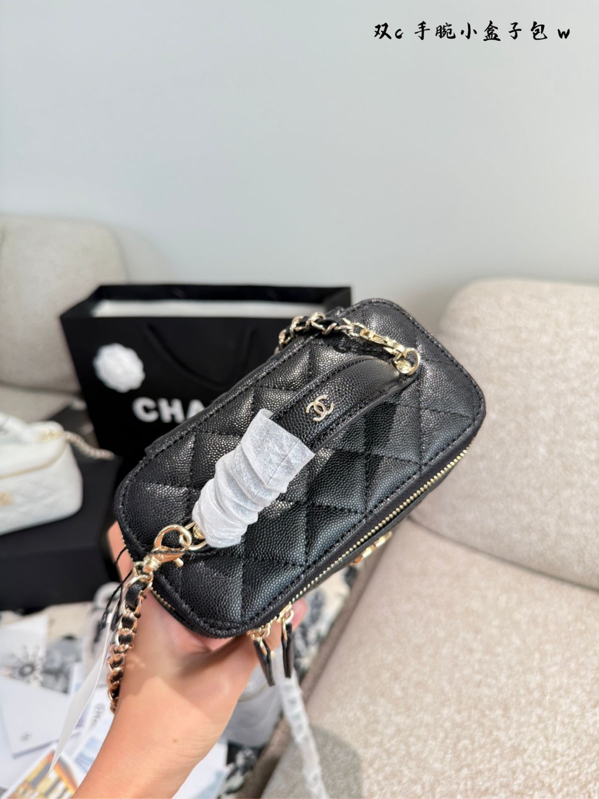 【今日特価】CHANEL 25C シャネル 25C ハンドル ボックス バッグ 化粧バッグ-WTO輸入2