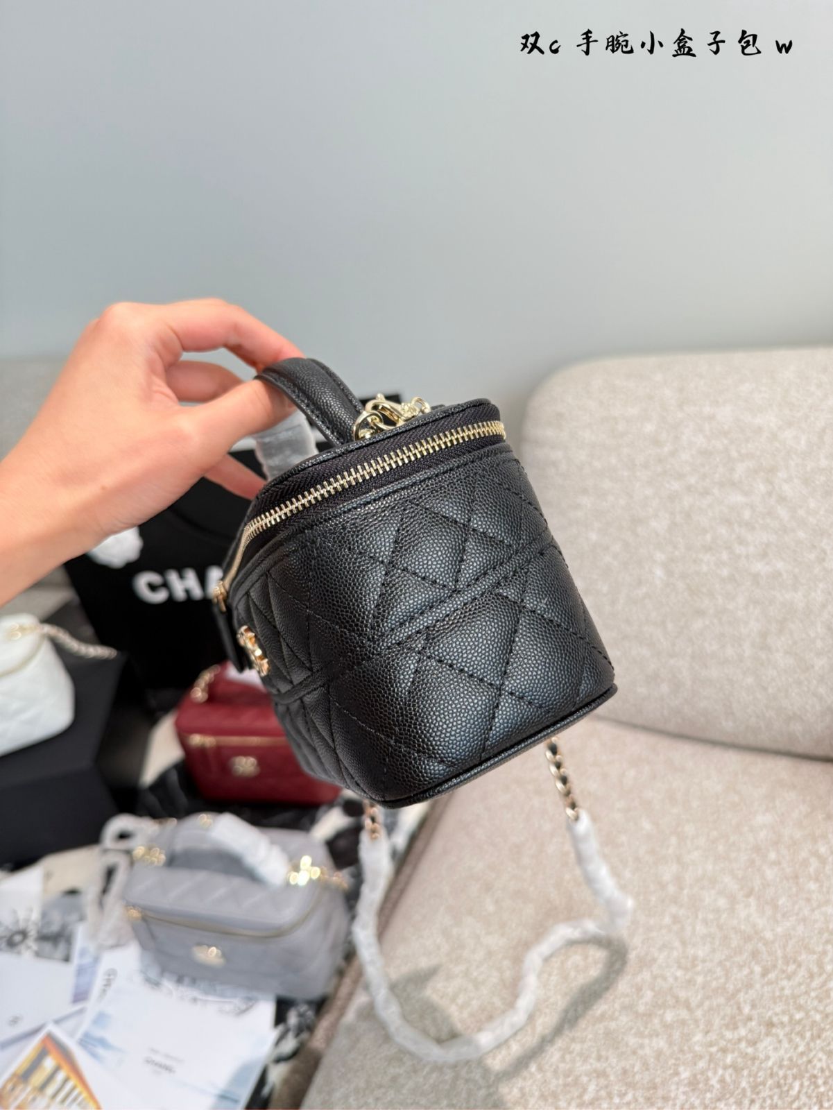 【今日特価】CHANEL 25C シャネル 25C ハンドル ボックス バッグ 化粧バッグ-WTO輸入2