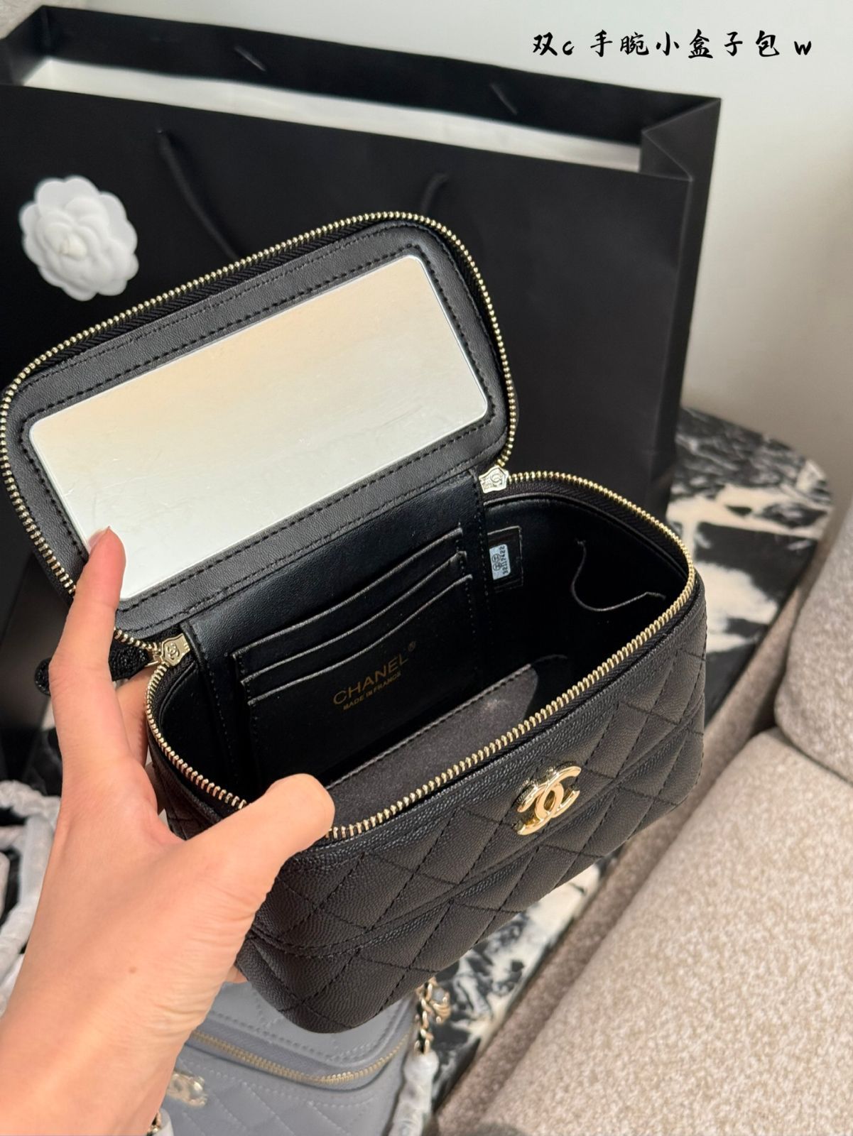 【今日特価】CHANEL 25C シャネル 25C ハンドル ボックス バッグ 化粧バッグ-WTO輸入2