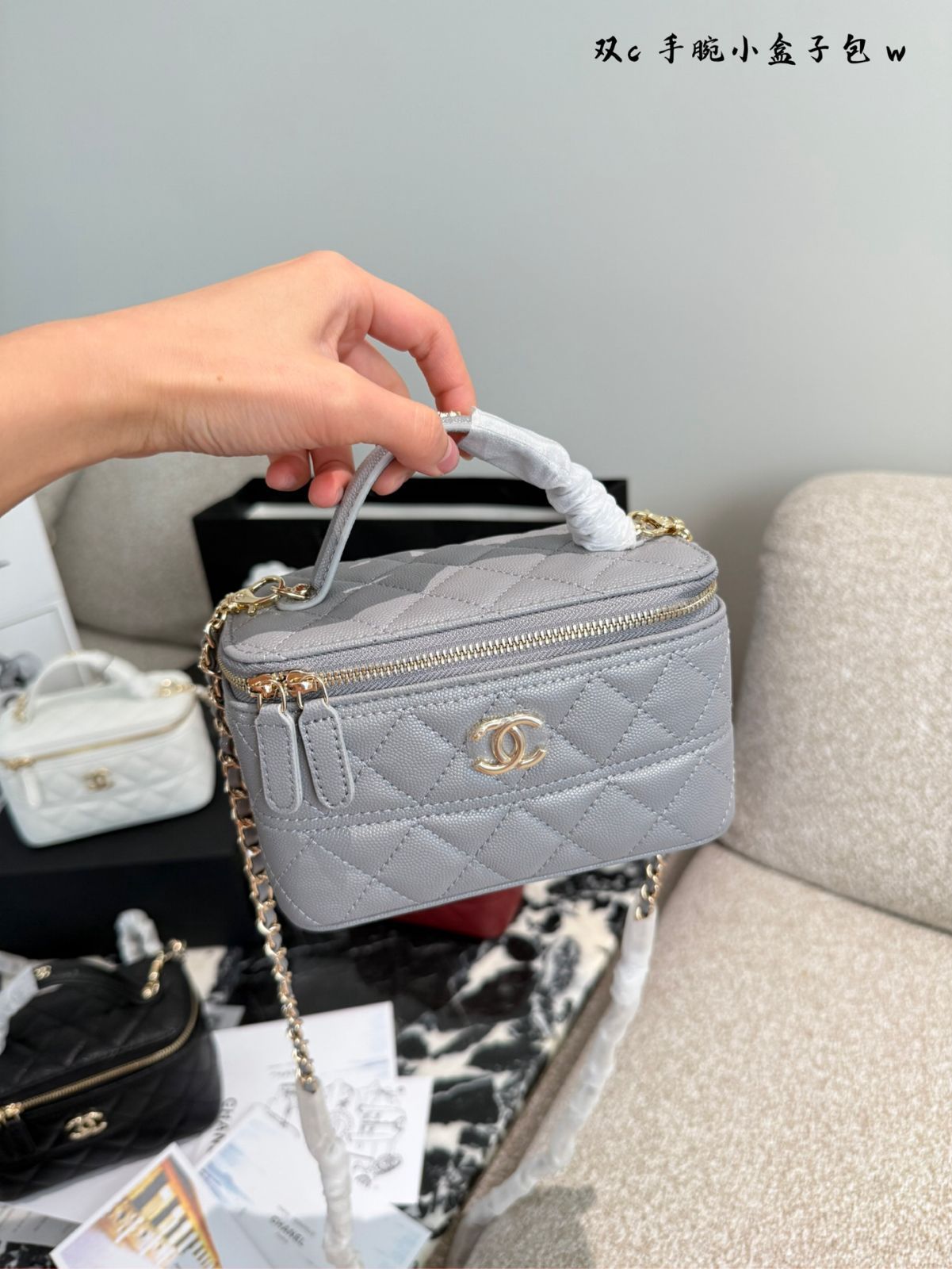 【今日特価】CHANEL 25C シャネル 25C ハンドル ボックス バッグ 化粧バッグ-WTO輸入2