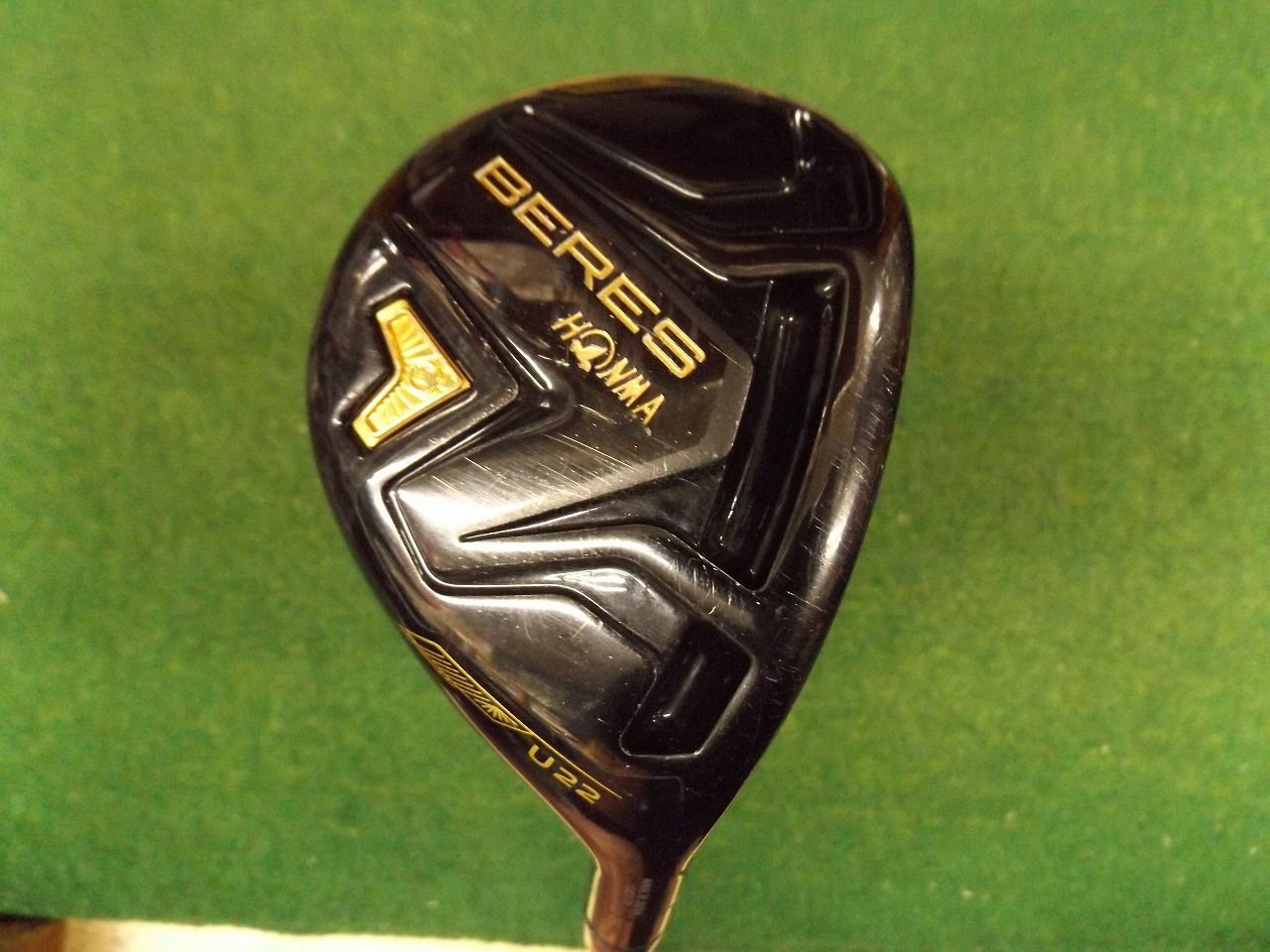 3215 BERES 2022 BLACK U22 22° 純正カーボン SR カバー有 ホンマ ベレス ユーティリティ .031430