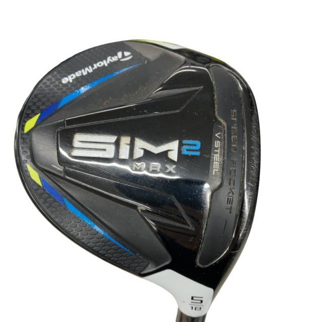 【中古】 テーラーメイド SIM2 MAX 5W フェアウェイウッド FW TENSEI BLUE TM50(SIM2 FW) (フレックスSR) メンズ 男性用 右利き 右用 Cランク ゴルフクラブ