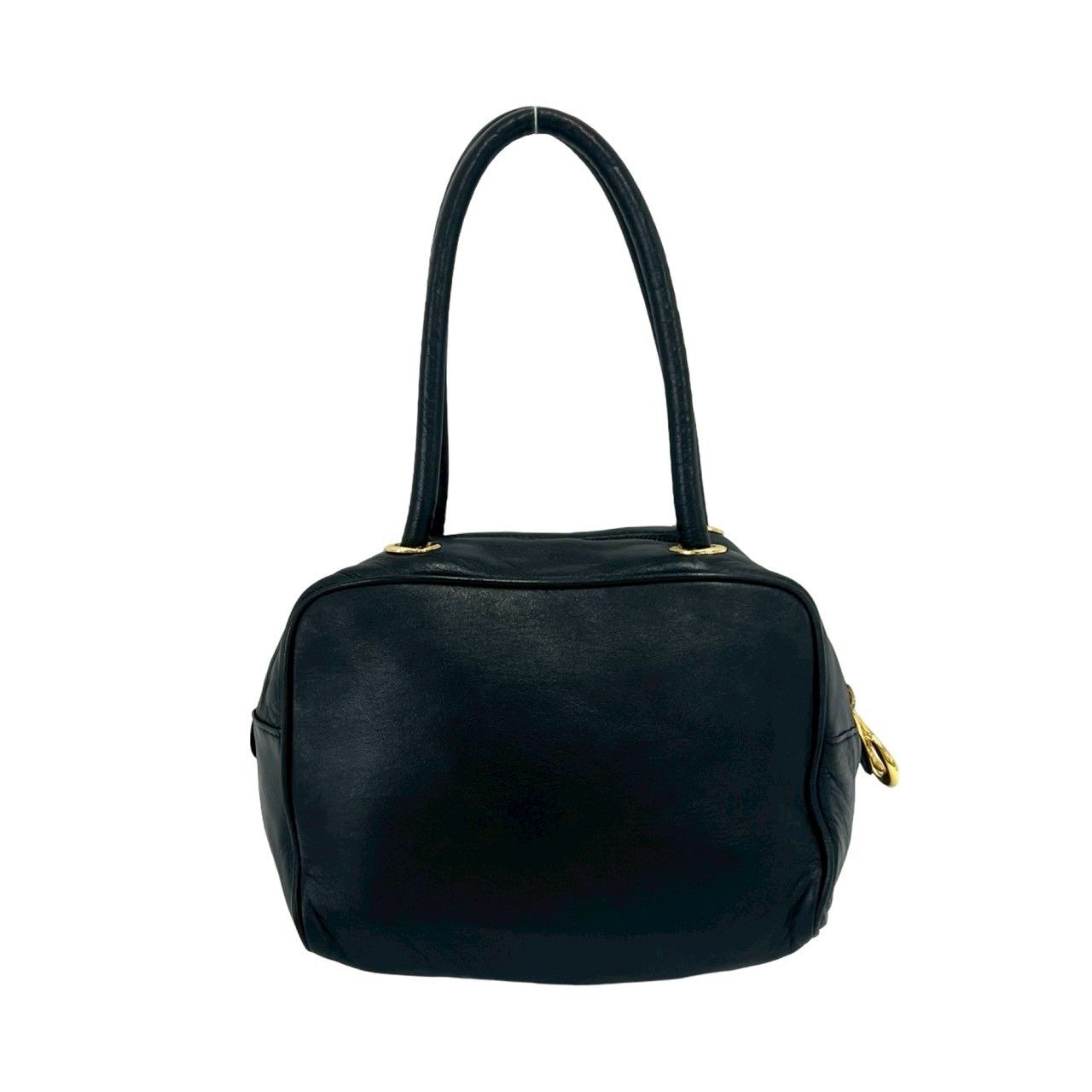 極 美品 希少品 LOEWE ロエベ アナグラム ロゴ 金具 ナッパレザー 本革