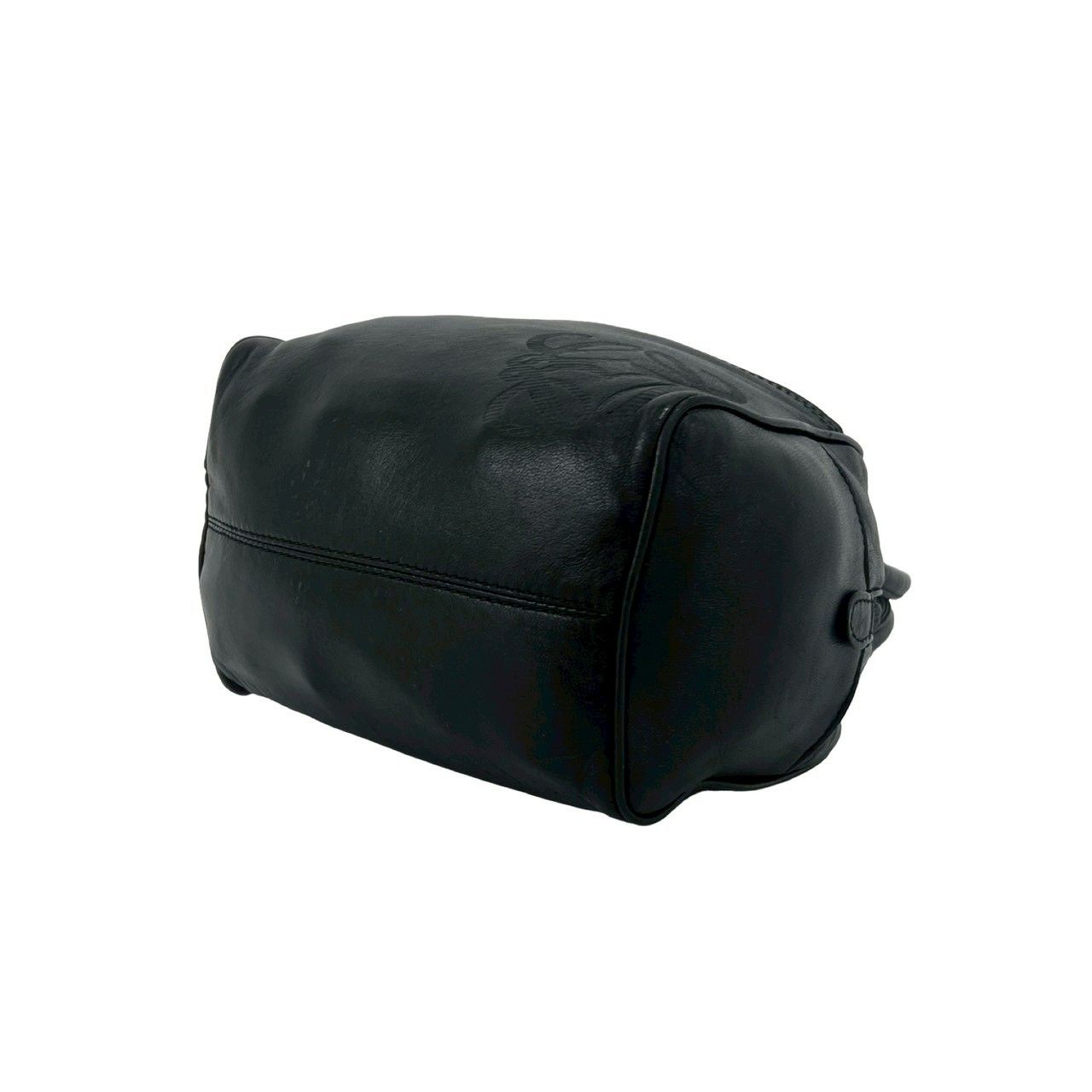 極 美品 希少品 LOEWE ロエベ アナグラム ロゴ 金具 ナッパレザー 本革