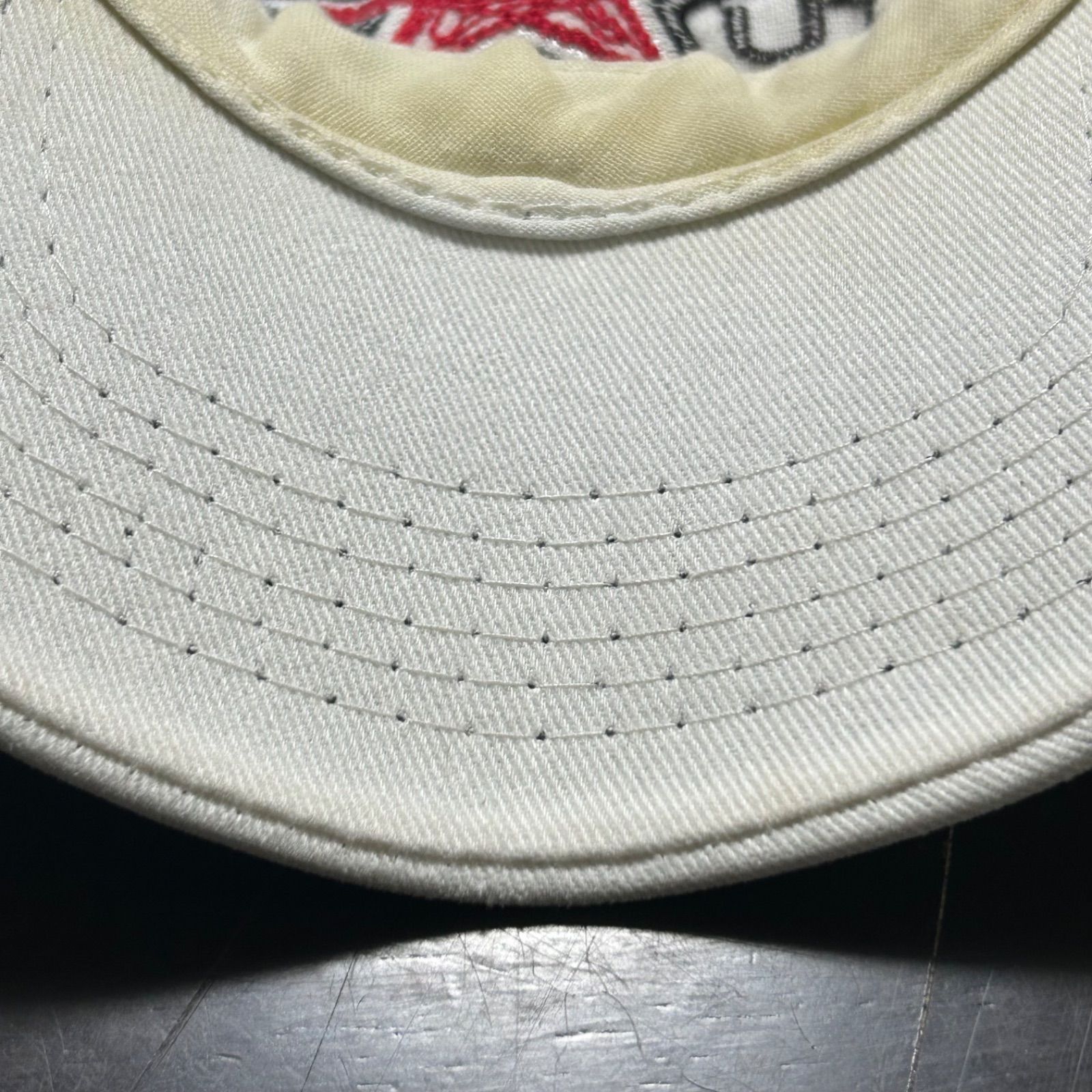 90s old stussy オールドステューシー キャップ スター刺繍 usa製 白