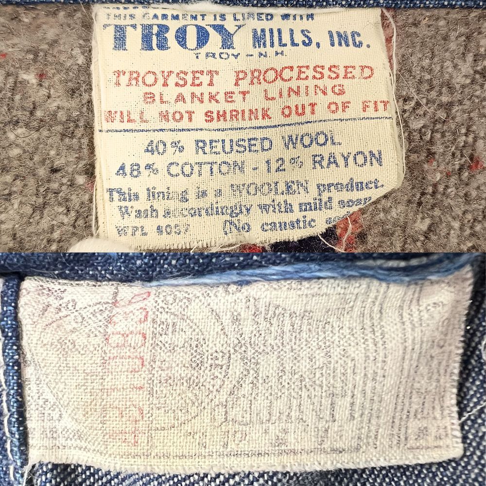 OSHKOSH オシュコシュ ヴィンテージ TROY ブランケットライナー 首振り