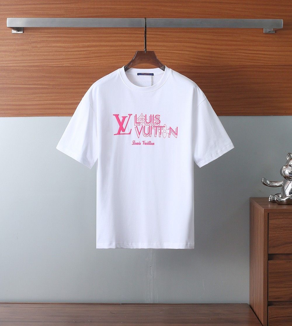 【今日特価】Louis Vuitton 2025SS 植?発泡 ダブルフェイス T シャツ