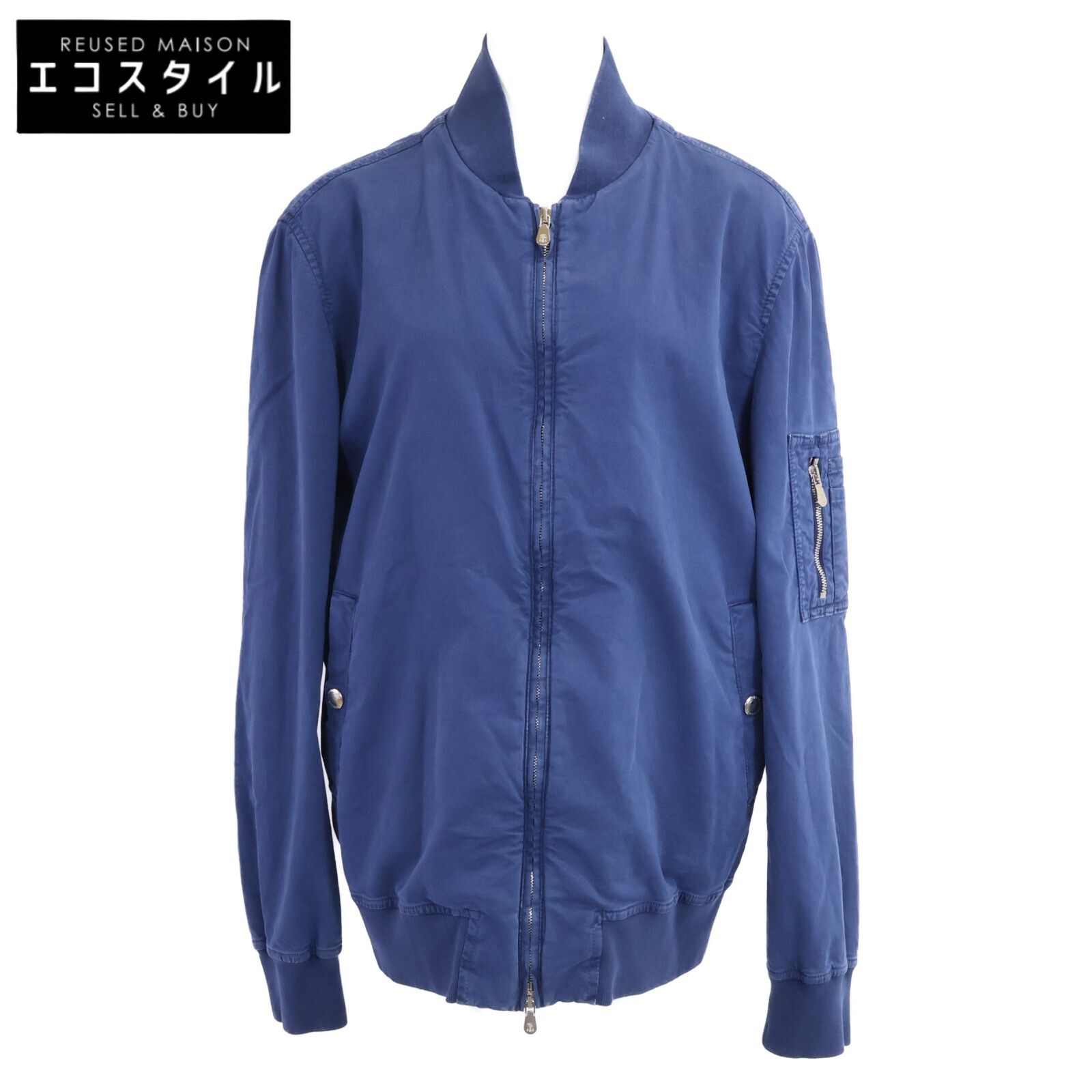 BRUNELLO CUCINELLI　ブルネロクチネリ　【国内正規】MA0816499 コットン ジップアップ ボンバージャケット　50 59,896円