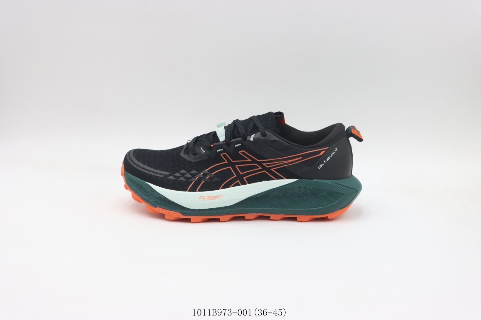 【今日特価】Asics アシックス ランニングシューズ 1011B973-001 ブラックノバオレンジ