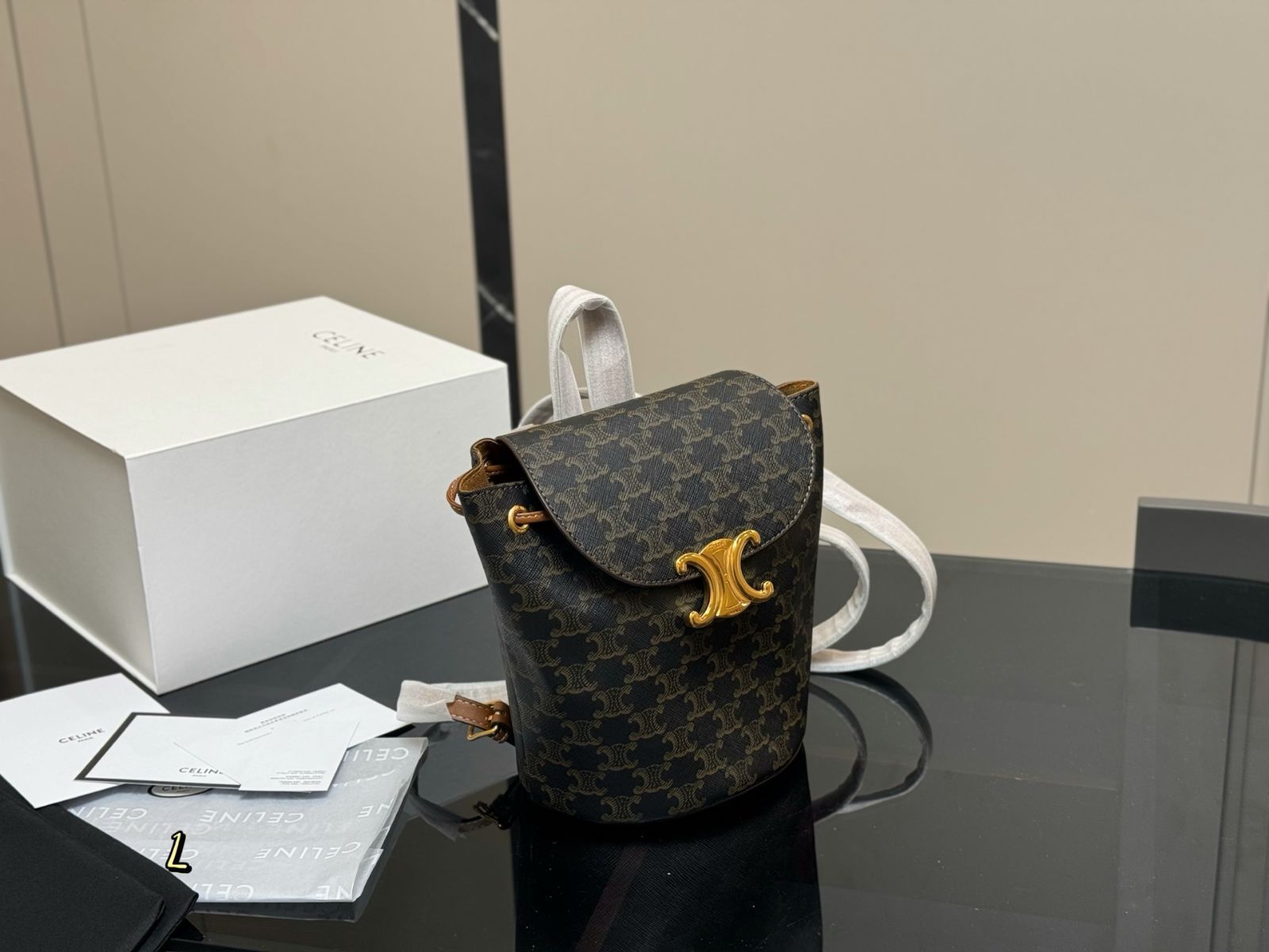 【今日特価】Celine Mini Backpack with Cowhide - セリーヌ ミニ バックパック 牛皮仕様-MM輸入2 12,432円