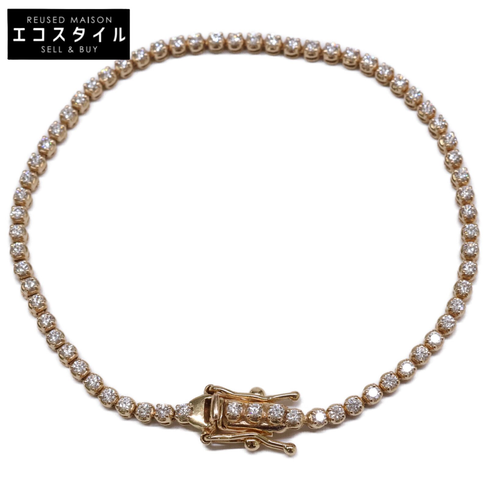 PonteVecchio ポンテヴェキオ K18 1.00 テニス ブレスレット - - メルカリ