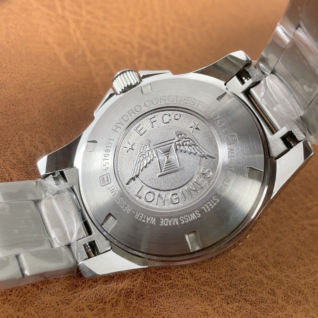 [Longines] コンクエスト自動巻きクロノグラフ - 専用ケース・カード・袋付き新品未使用
