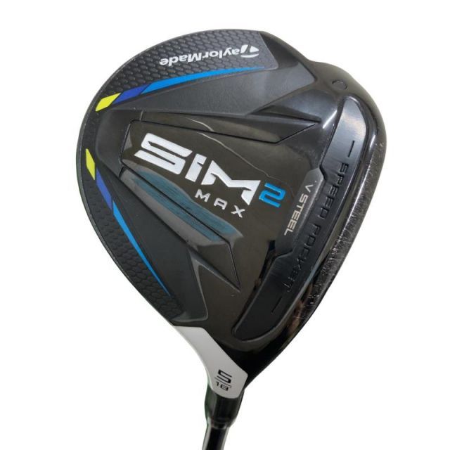 【中古】 テーラーメイド SIM2 MAX 5W フェアウェイウッド FW TENSEI BLUE TM50(SIM2 FW) (フレックスS) メンズ 男性用 右利き 右用 Cランク ゴルフクラブ