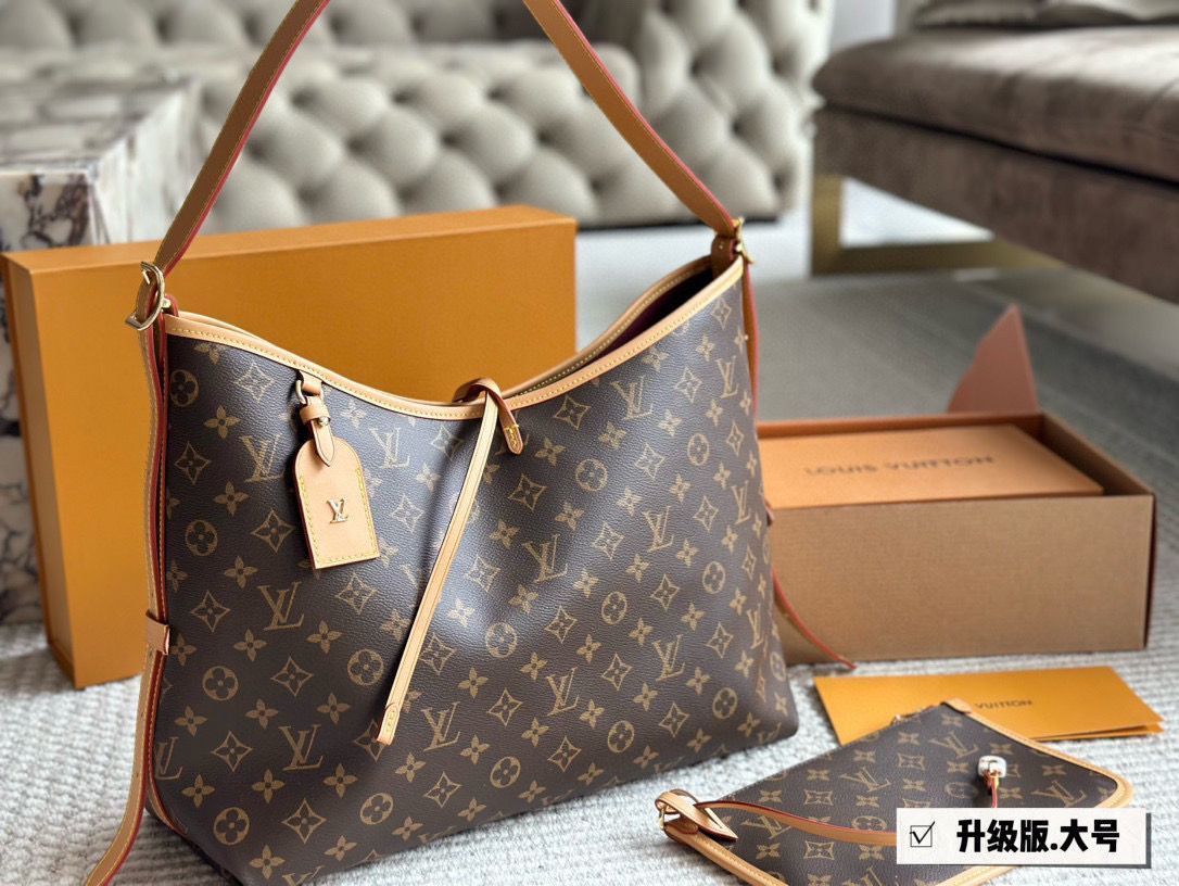 【今日特価】LV Carryall 38 コマ通勤バッグ ルイ・ヴィトン キャリオール-WTO輸入2