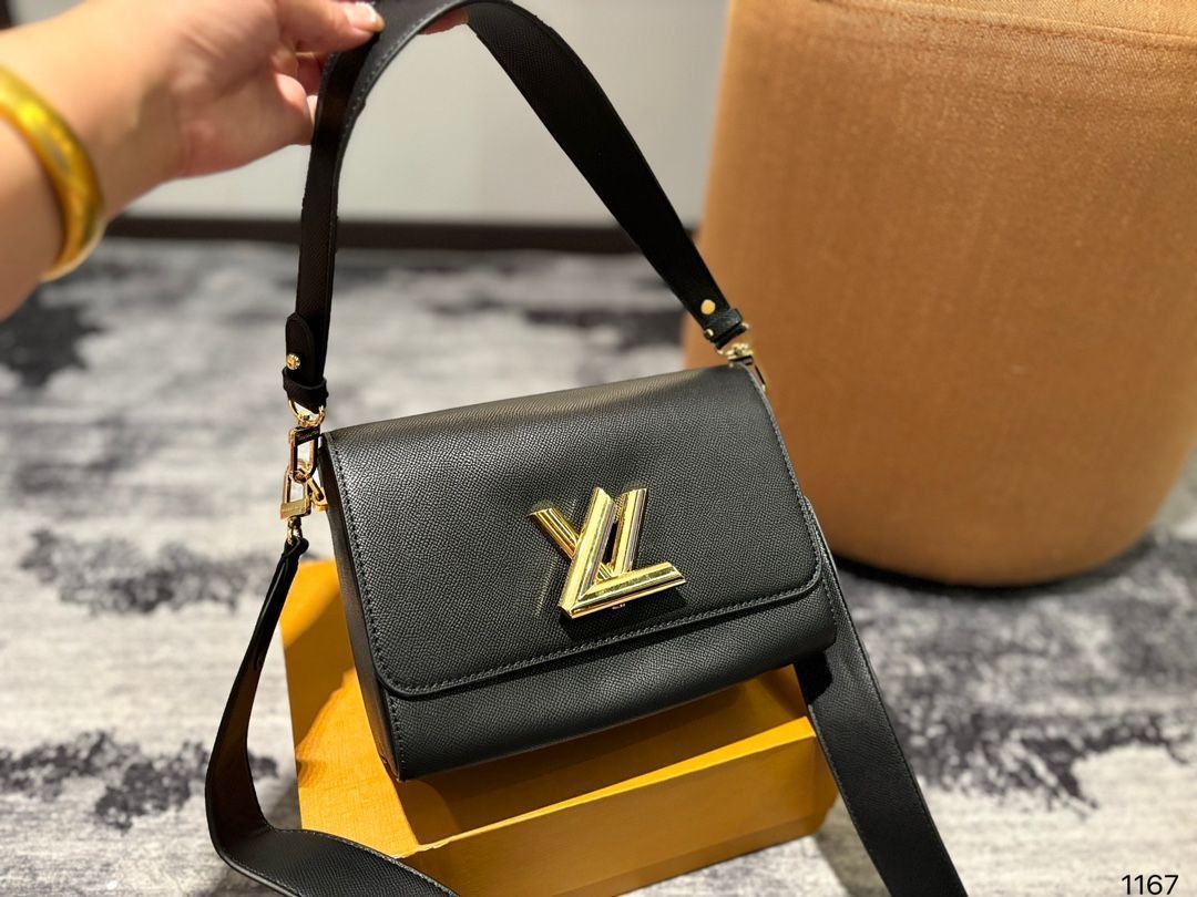 LV ，オリジナル金物ベルトlv logoTwist水波紋ハンドバッグ、カメラバッグ、すなわちハンドバッグバッグバッグ、財布、鍵バッグ、小銭入れ、ハンドバッグ、バッグ、バッグ、ショルダーバッグ、ポーチを含む-WT0輸入