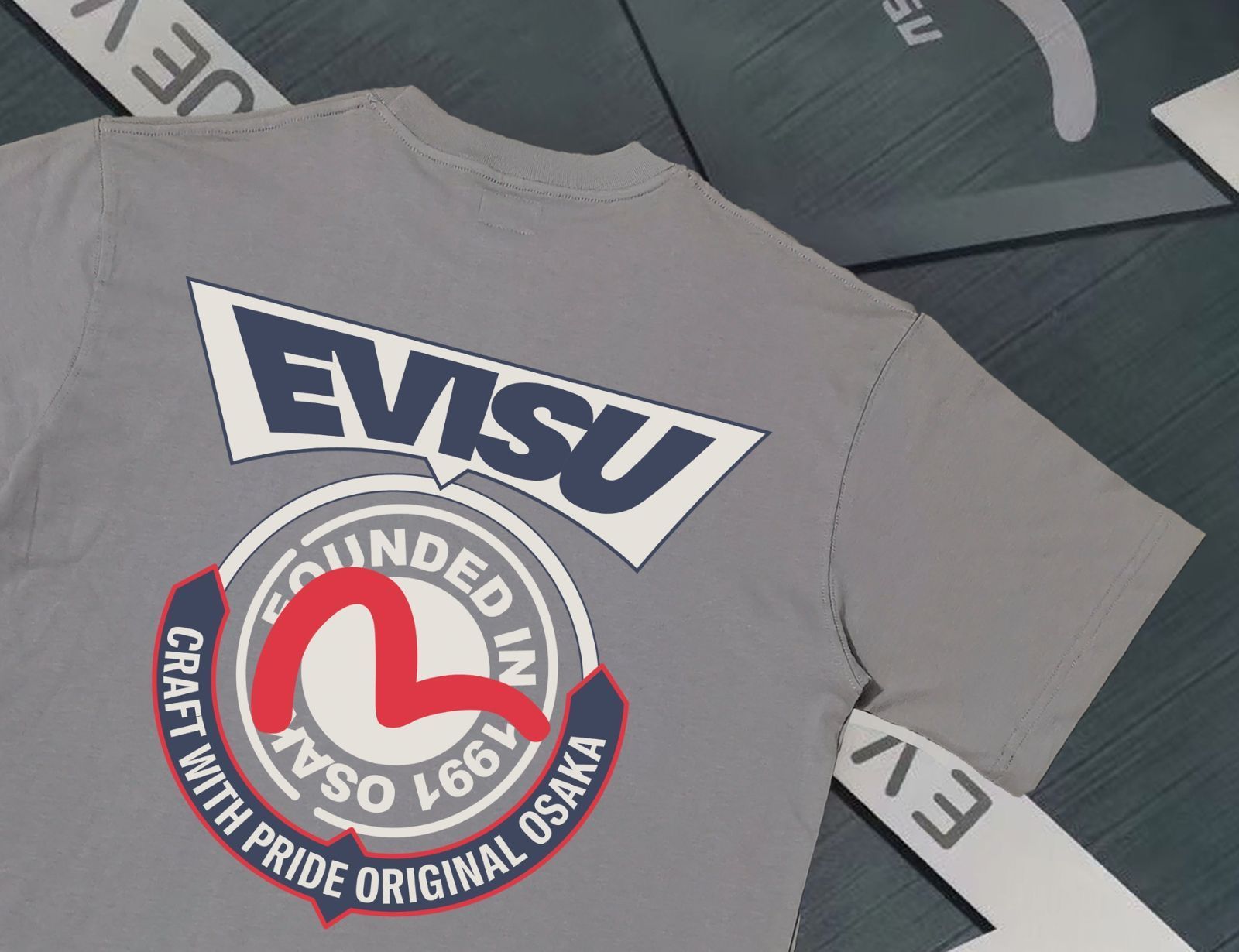 【今日特価】Evisu 2025 ニュープリント T シャツ