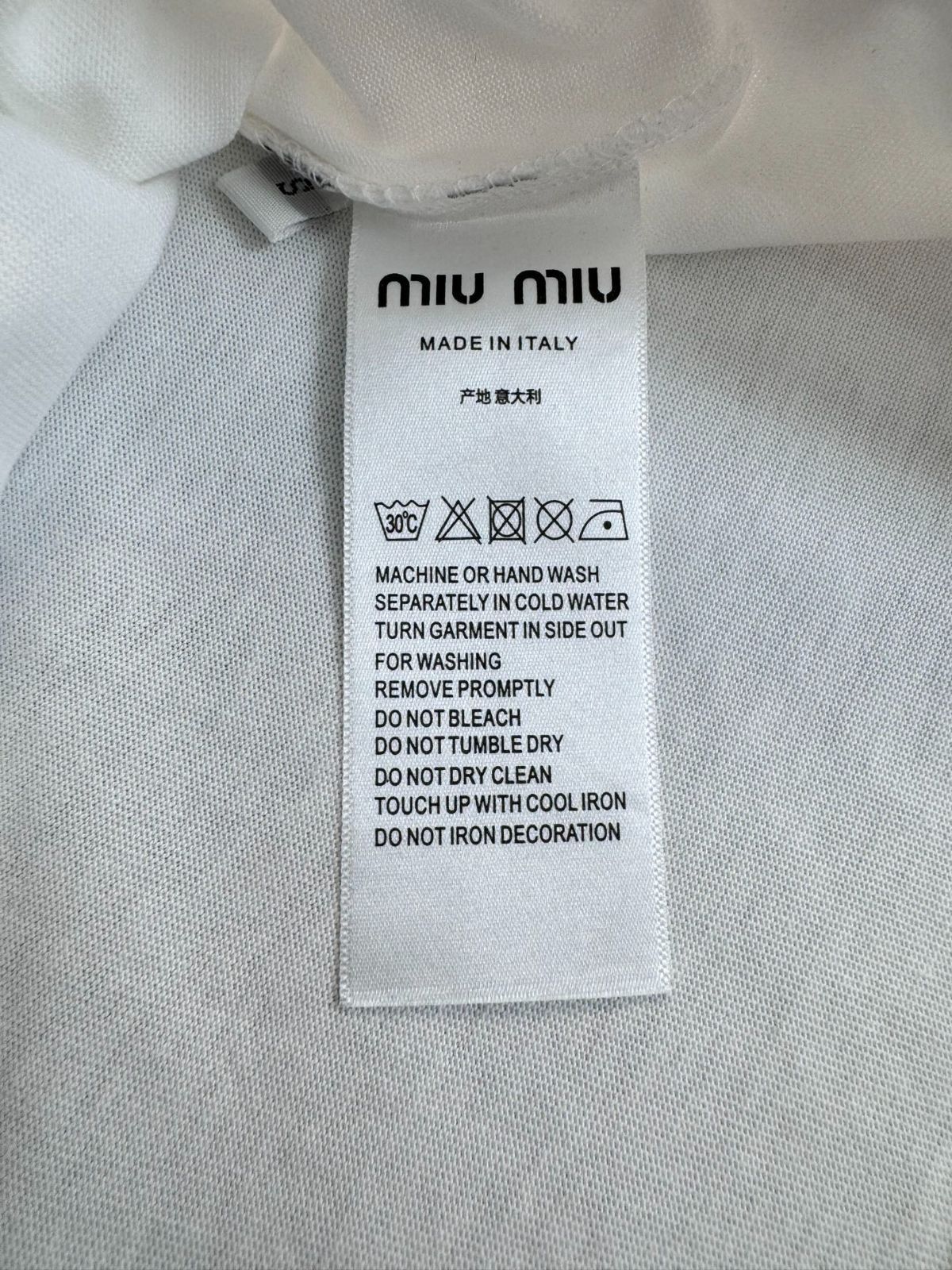 【今日特価】Miu Miu 2025SS Unisex Short Sleeve T-shirt