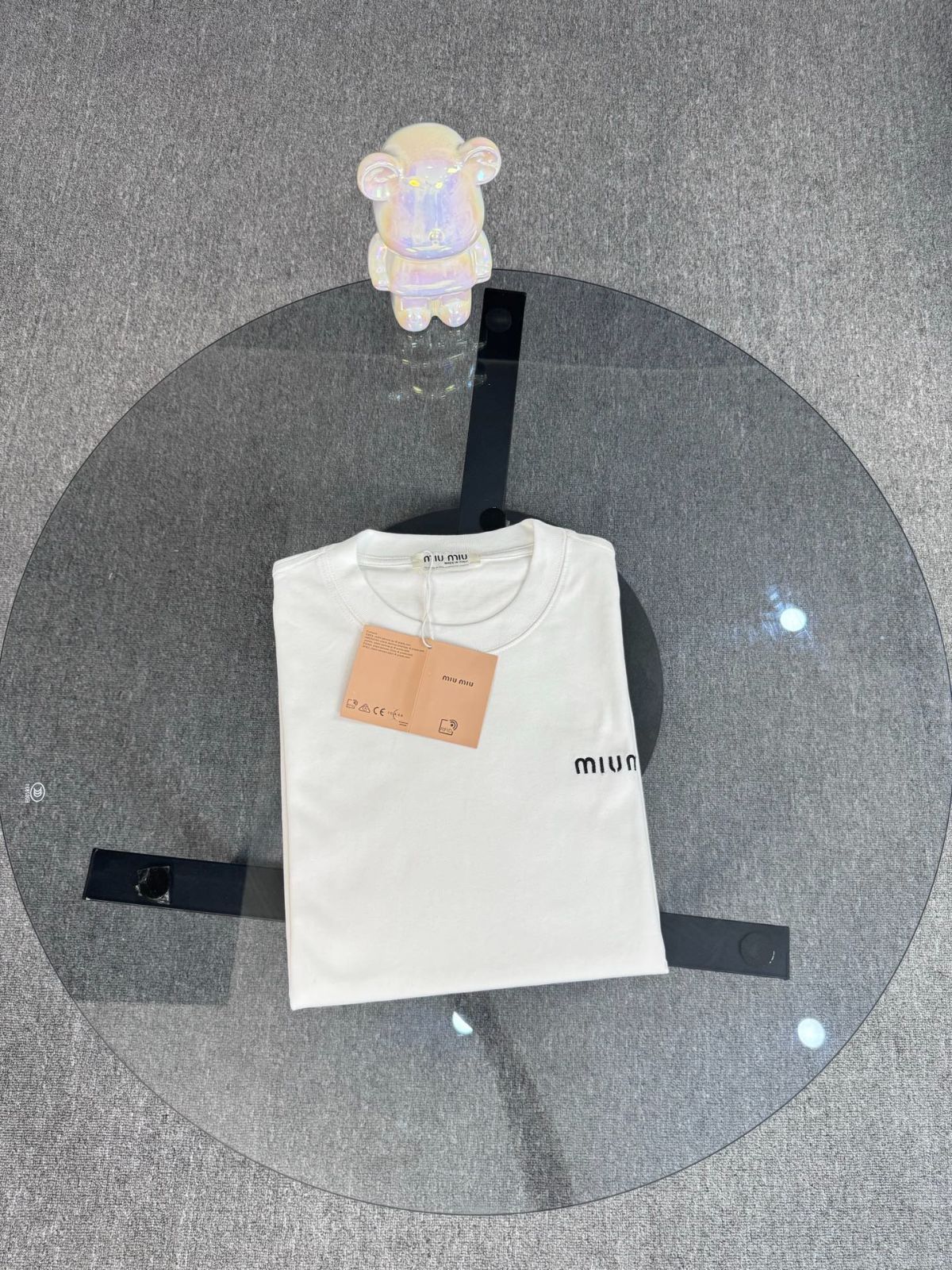 【今日特価】Miu Miu 2025SS Unisex Short Sleeve T-shirt