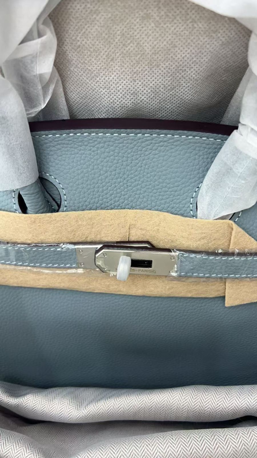 エルメス birkin Cumulus グレー シルバー バックル レディース ハンドバッグ｜本日限定特価｜新品未使用