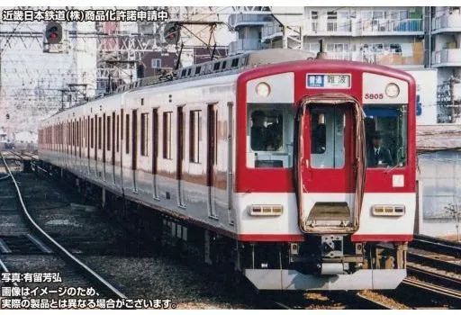 【中古】鉄道模型 1/150 近鉄5800系(大阪線・旧塗装)6両編成動力付きトータルセット 塗装済みキット [1262T]