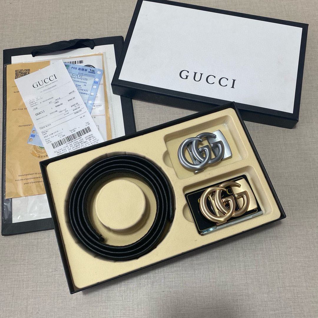 本日特価] グッチ Gucci 高級レザー ベルト＆バッグ スーパーセット