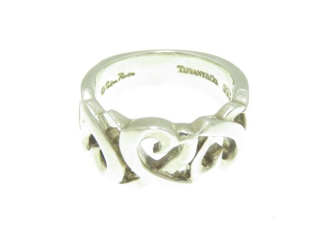 TIFFANY&Co. ティファニー トリプルラビングハートR/SV/5.8g/#7.5