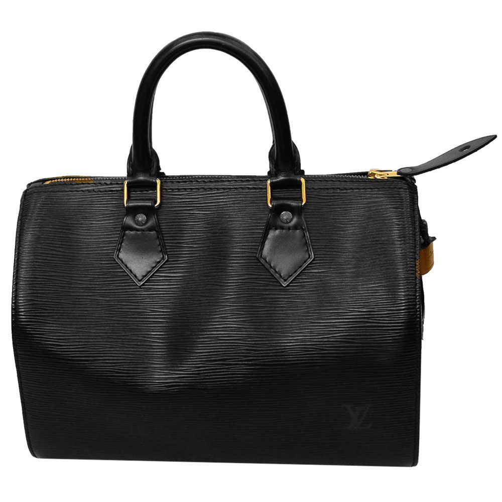 【LOUIS VUITTON】ルイヴィトン エピ スピーディ30 ノワール ブラック 黒 ハンドバッグ ボストンバッグ 南京錠付き