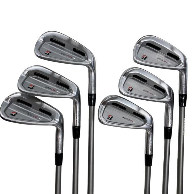 【中古】 ブリヂストン BRIDGESTONE 222CB+ 6S アイアンセット IR MCI B70 (フレックスS) メンズ 男性用 右利き 右用 Cランク ゴルフクラブ