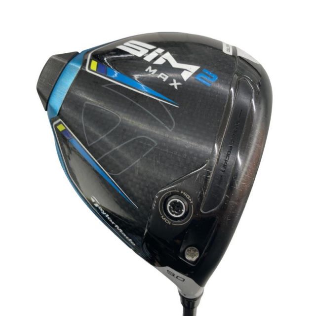 【中古】 テーラーメイド SIM2 MAX 9° ドライバー DR 純正特注シャフト (フレックスS) メンズ 男性用 右利き 右用 Cランク ゴルフクラブ