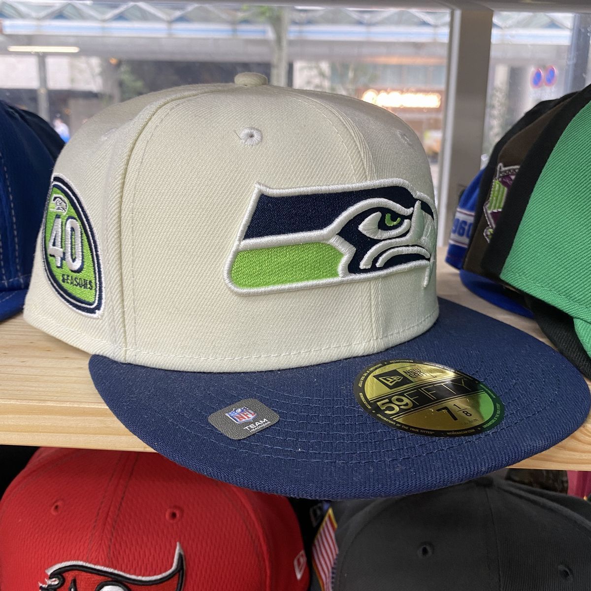米国仕様 NEWERA 59FIFTY ニューエラ NFL シーホークス SEA Seahawks 40season (29-3) 10,856円