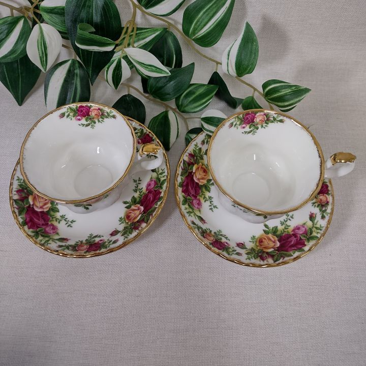 Royal Albert Old Country Roses カップ＆ソーサー 2客セット - メルカリ
