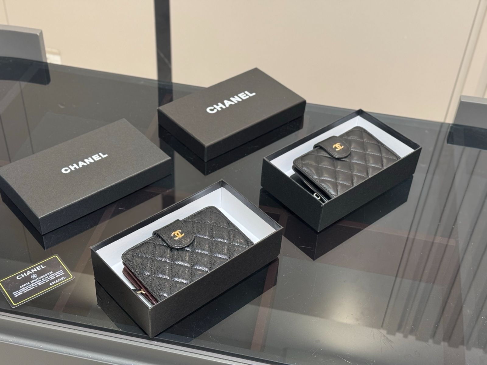 【今日特価】Chanel ショートウォレット（全皮）Elegant Design-WTO輸入3