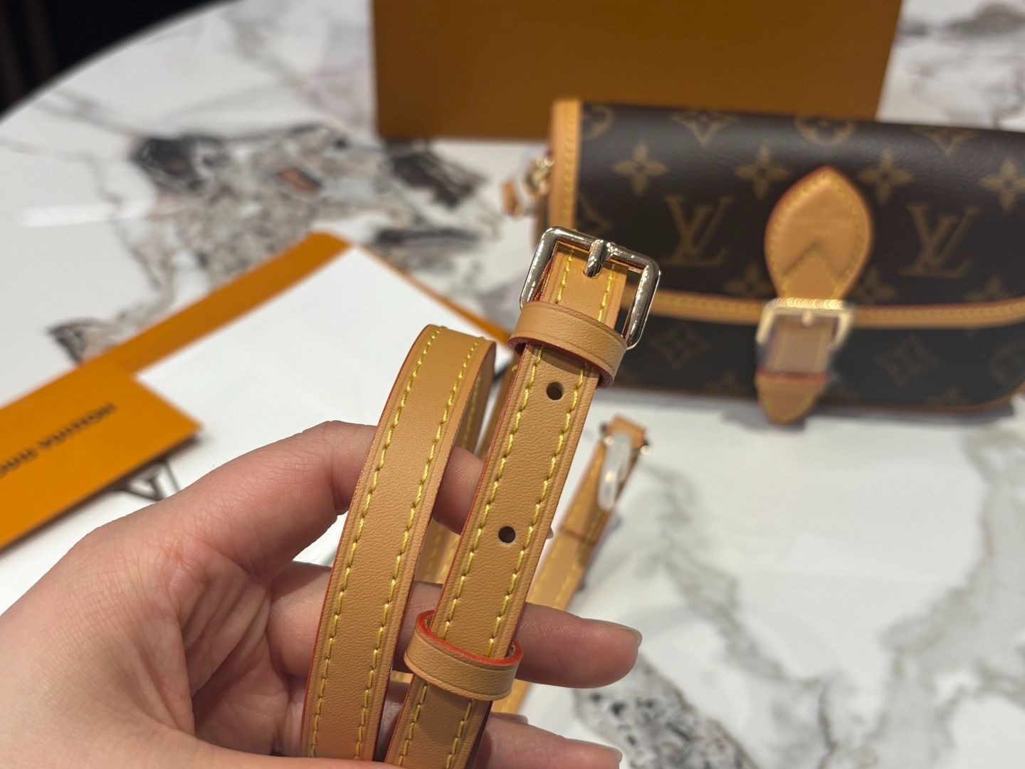 【今日特価】LV Diane Nano ダイアン ナノ バゲットバッグ（18.5×6×11cm）-MM輸入