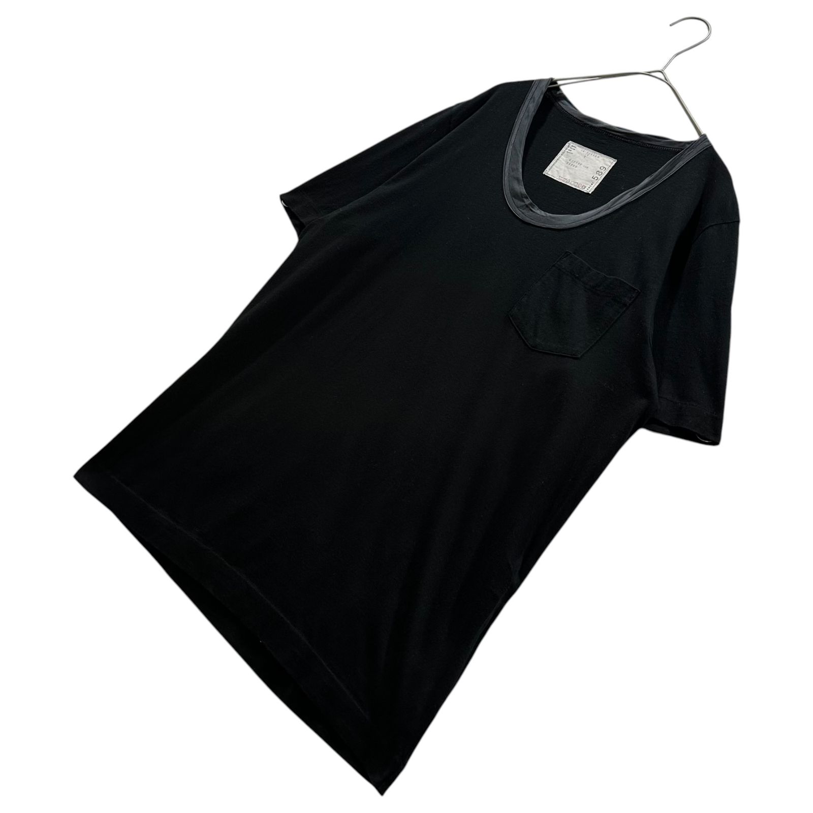 sacai(サカイ) 2014SS Mixed-Fabric Crew-Neck T-Shirt 異素材切替