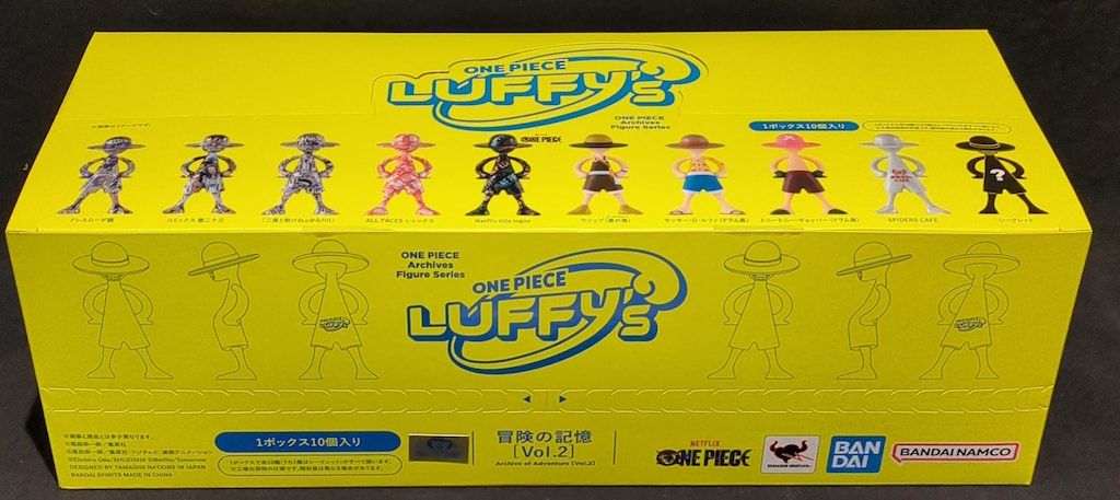BANDAI SPIRITS LUFFY'ｓ Vol.2)冒険の記録 1BOX