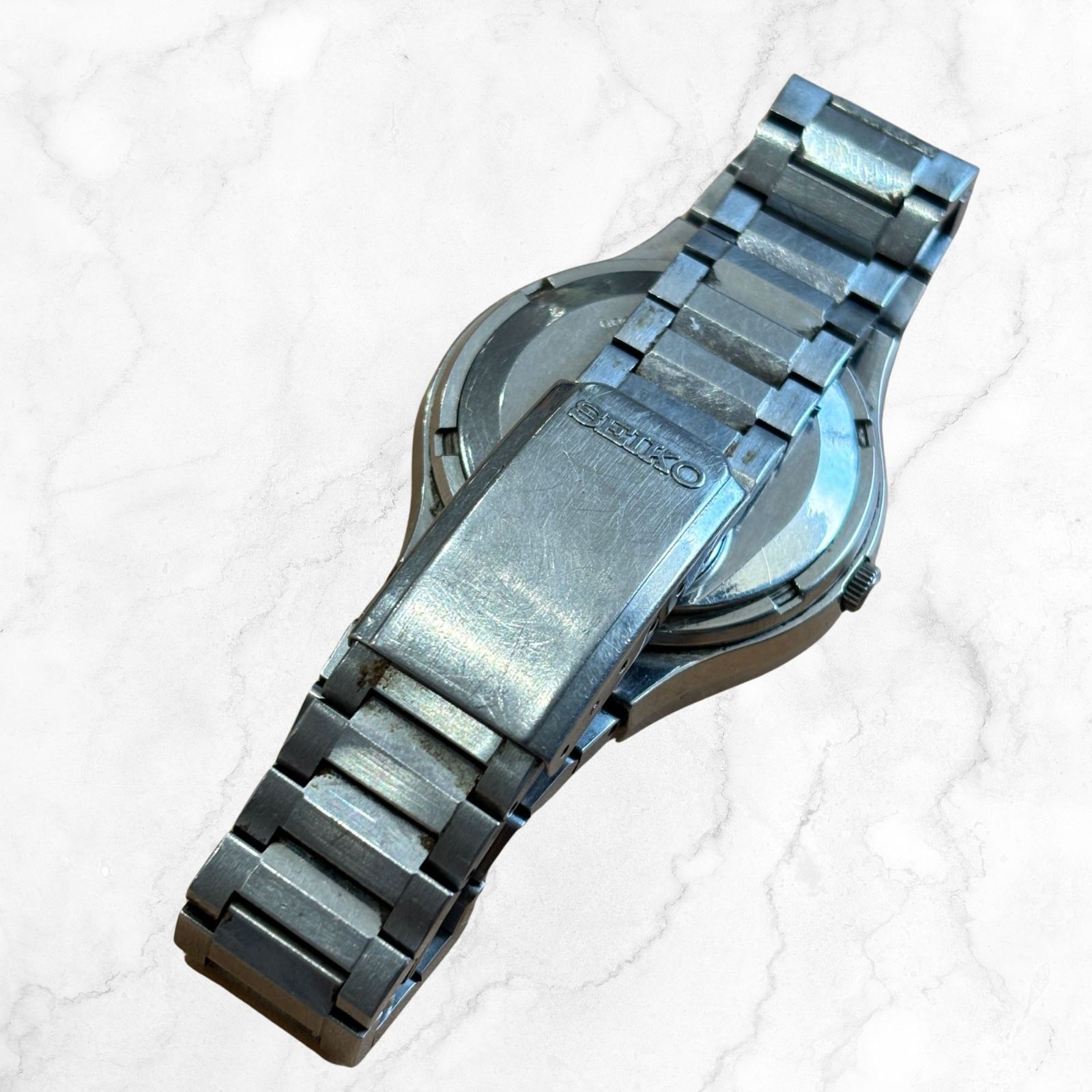 1973年製 SEIKO セイコー 3862-8000 クォーツ 腕時計 グリーン文字盤 