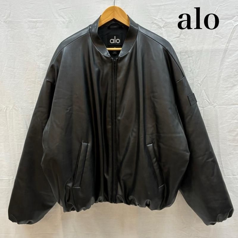 古着 ALO Yoga アロー Faux Leather Premier Bomber フェイク レザー ボンバー ジャケット U4049R レディース M ISItems【USED】【古着】【中古】50163311