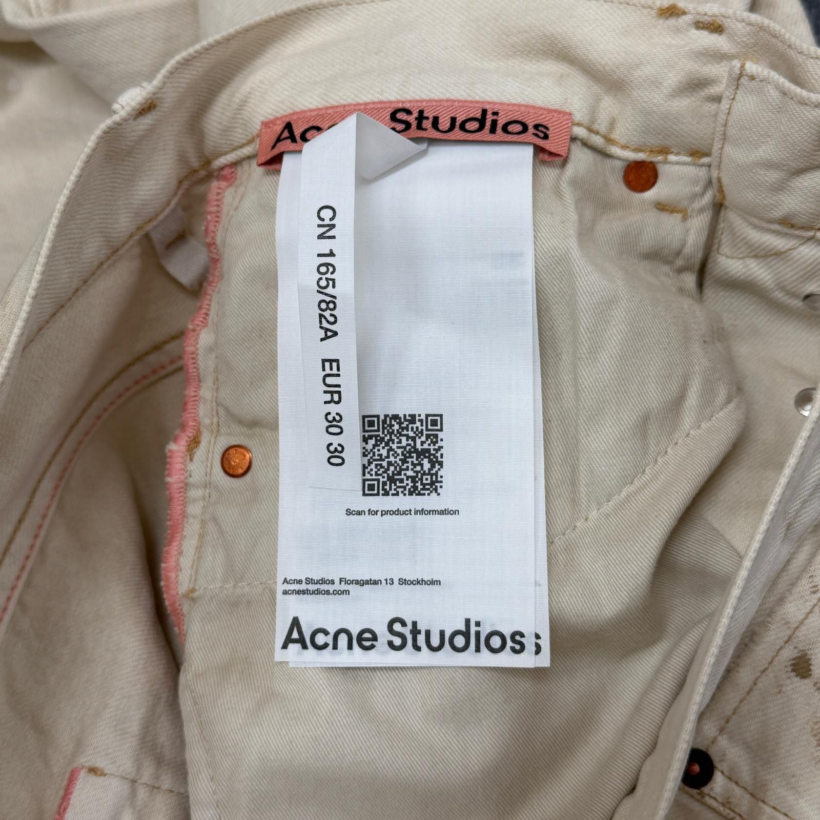 参考上代99000円 ACNE STUDIOS 26SS レギュラーフィットジーンズ