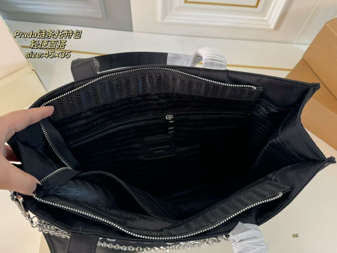 PRADAプラダの秋冬新作チェーントートバッグ、旅行バッグ、ハンドバッグ、カメラバッグ、リュックサック、小銭入れ、手首バッグ、財布、ショルダーバッグ、