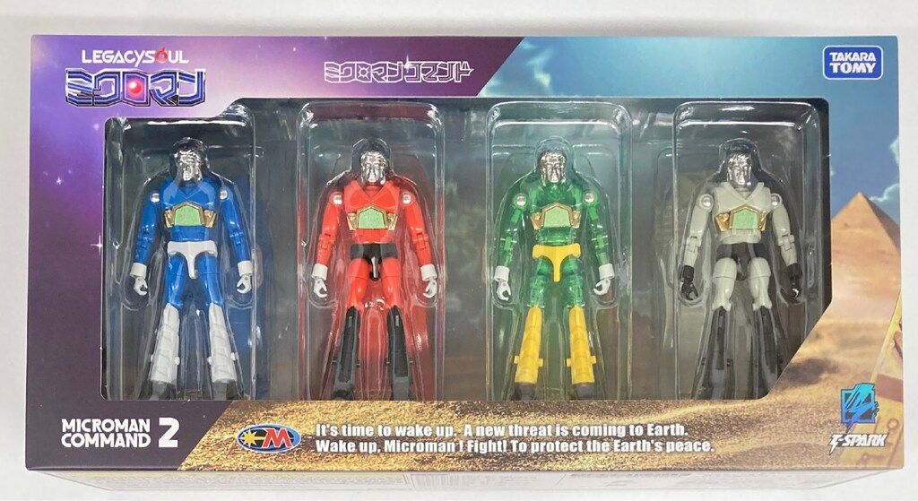 タカラトミー LEGACY SOUL T-SPARK ミクロマンコマンド2号 4体セット