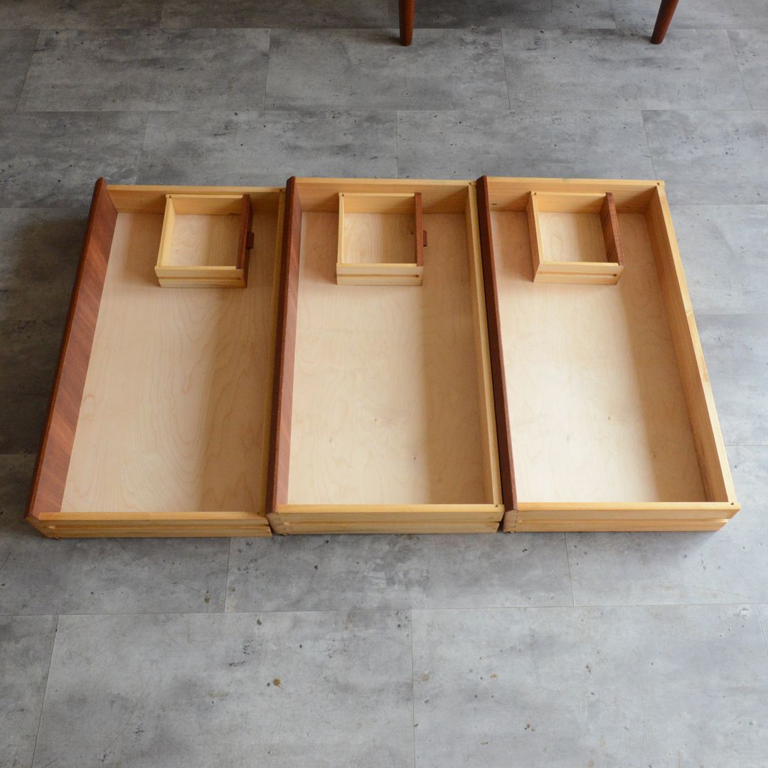 デンマーク 北欧ヴィンテージ チーク ビューロー ドレッサー 北欧家具