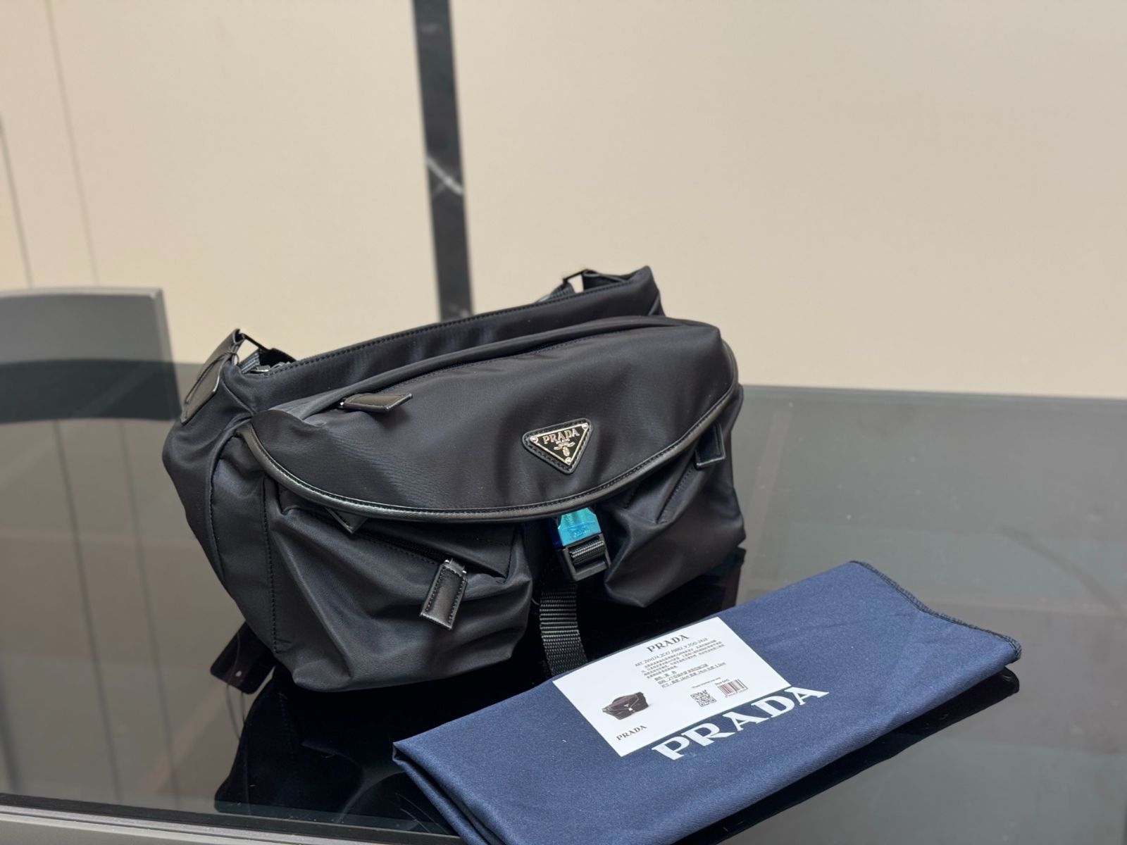 【今日特価】Prada Men's Chest/Postal Bag - プラダ メンズ チェスト / ポストバッグ-WTO輸入2