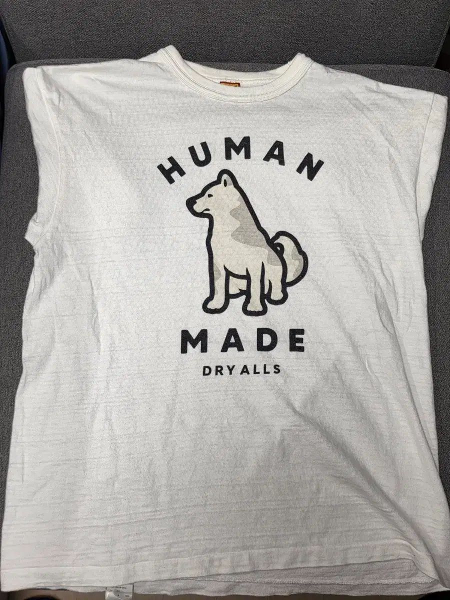 HUMAN MADE ヒューマンメイド ワークスアウト 20周年 진돗개 グラフィック Tシャツ 白