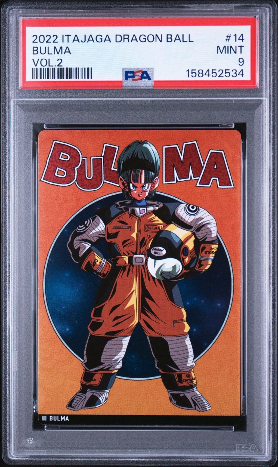 ドラゴンボール ブルマ イタジャガ PSA10 2枚セット PSA9・ワンオーナー】ブルマ 2-14 イタジャガ ドラゴンボールカード