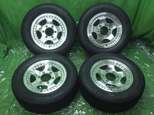 【中古】215/65R15 アルミホイール 15インチ ナンカン RUNSAFA SN-1