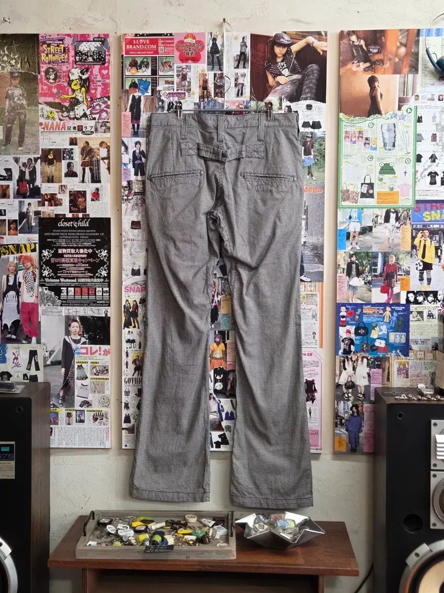 EDWIN(エドウイン) シンチバッグ チェック セミ ブーツカット コットン パンツ 6,025円