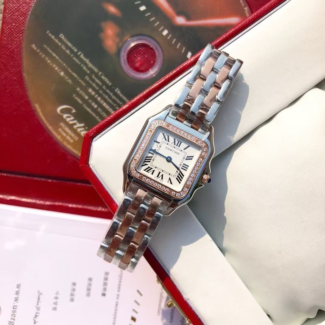 ご購入大歓迎です 新品未使用 箱付 Cartier レディース 腕時計 #2 自動 