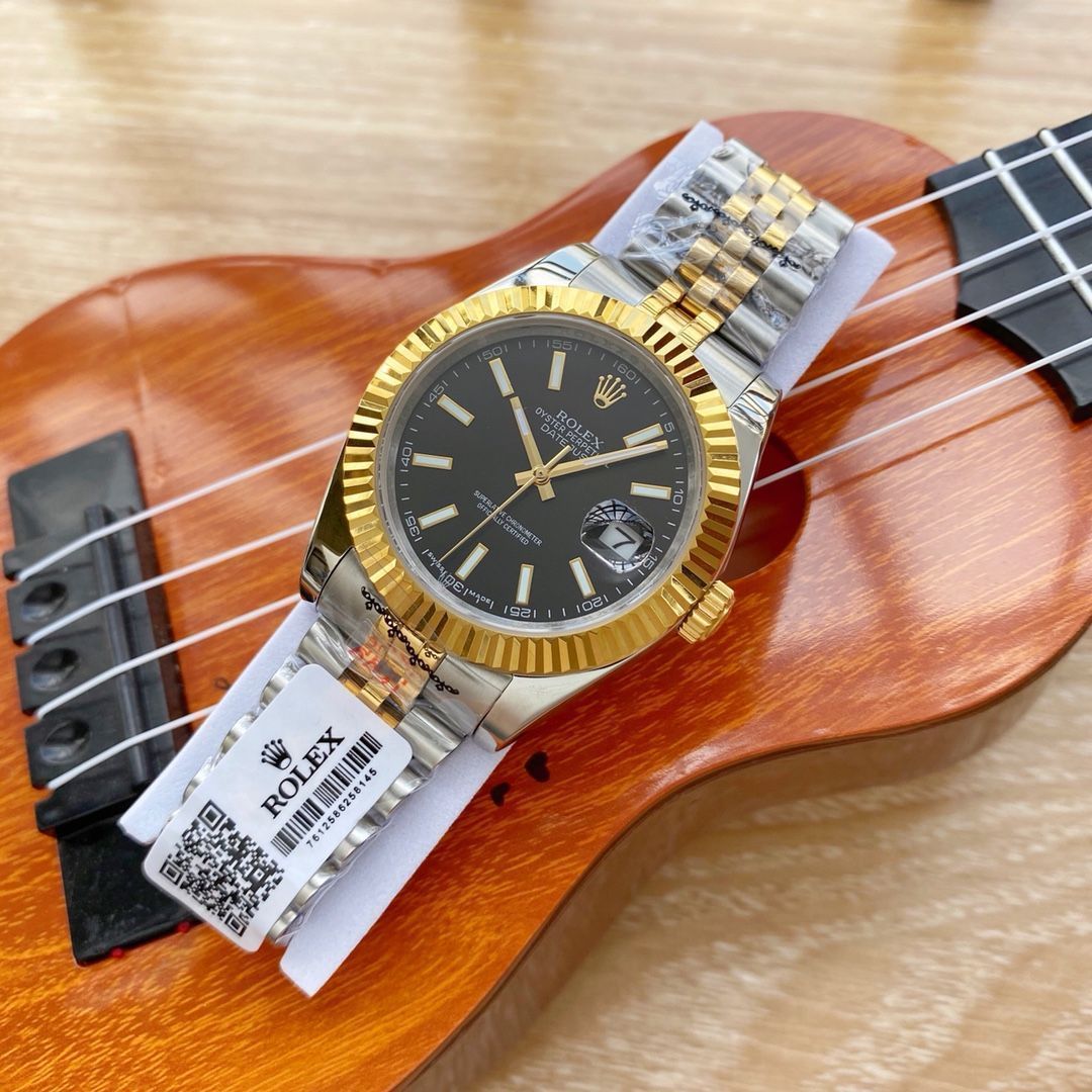 ロレックス Rolex? 高級クラシック メンズ機械式腕時計 - シチズン機芯、サファイアガラス、ダイヤモンドセットケース｜本日限定特価｜新品未使用