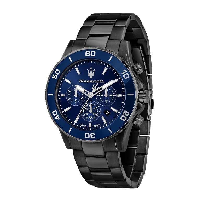 マセラティ 腕時計 メンズ Maserati クォーツ腕時計 ウォッチ 日付 夜光 クロノグラフ 43mm アナログ 日本ムーブメント R8873600005 Competizioneシリーズ ビジネス 2年保証 公式正規品