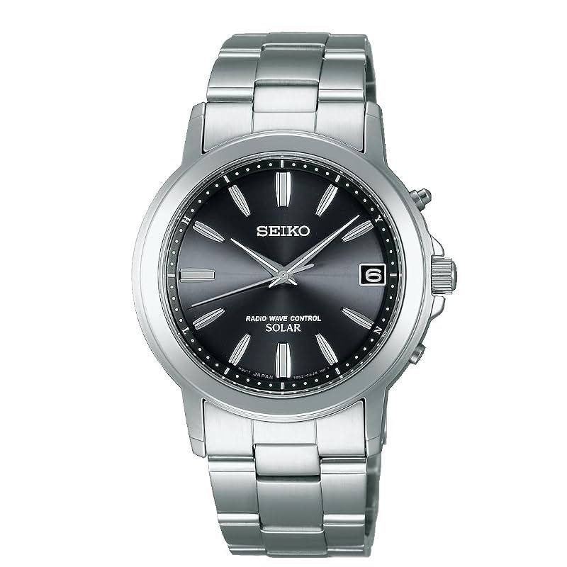 [セイコーウオッチ]SEIKO SELECTION SBTM169 メンズ腕時計 ソーラー電波修正 日付カレンダー搭載 文字盤ブラック